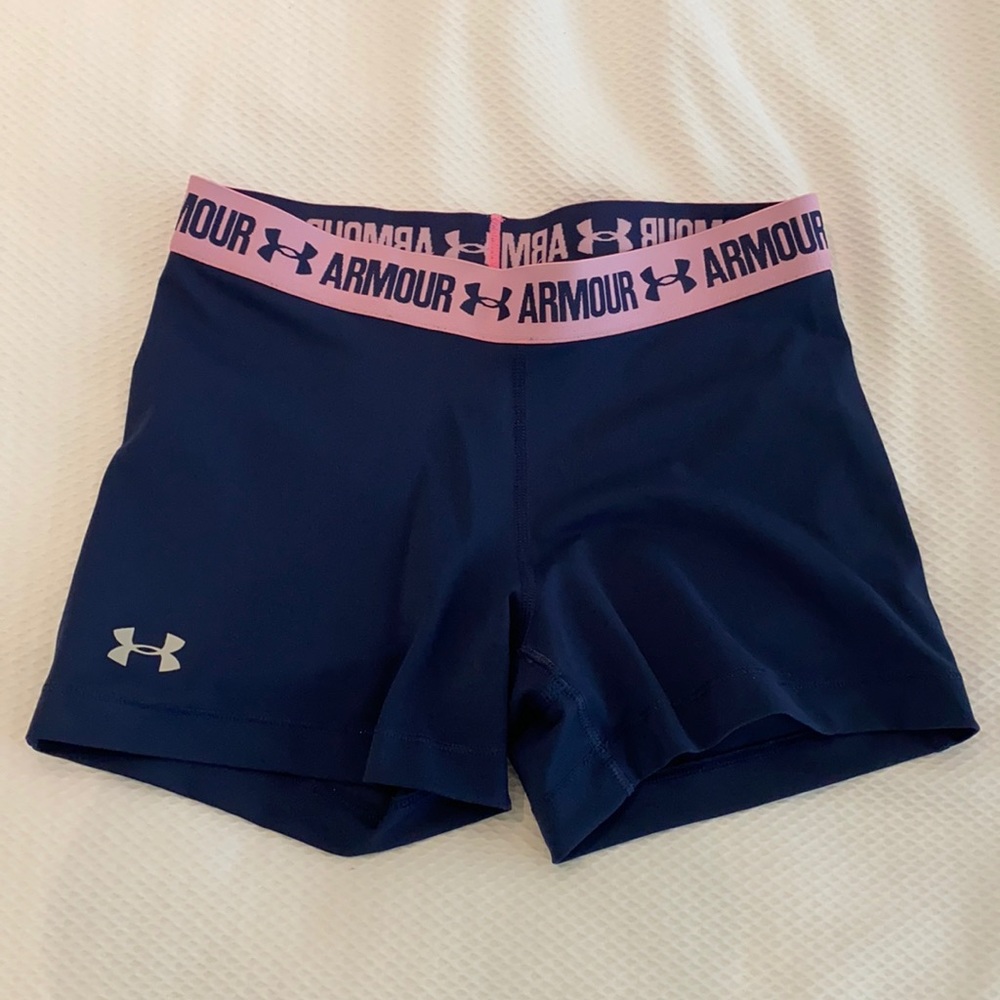 Under armour spandex shorts
